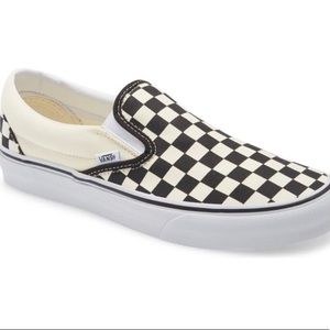 Vans Checkerboard Slip Ons Women’s 5.5